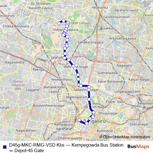 D45g-MKC-RMG-VSD Kbs bus Line Map