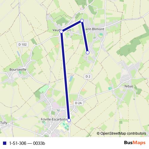 1-51-306 bus Line Map