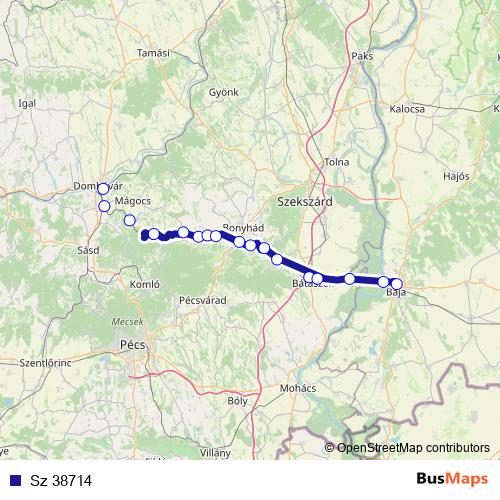 Sz 38714 rail Line Map
