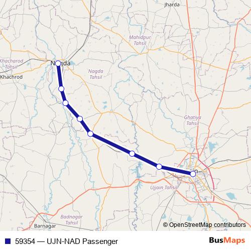 59354 rail Line Map