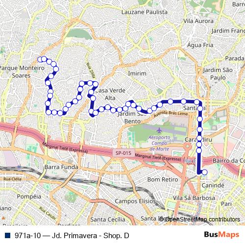 971a-10 bus Line Map