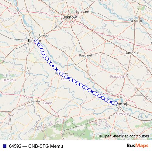 64592 rail Line Map