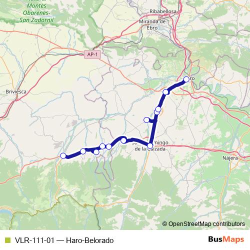 VLR-111-01 bus Line Map