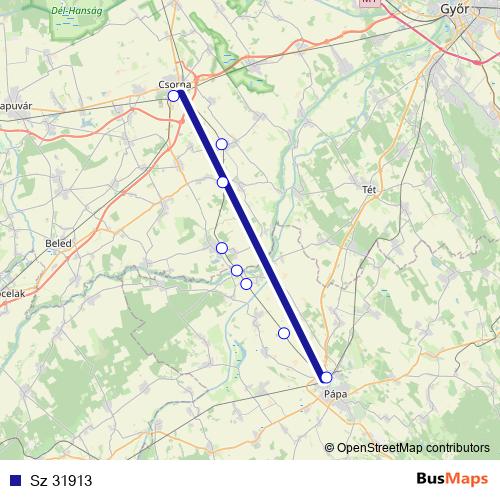 Sz 31913 rail Line Map