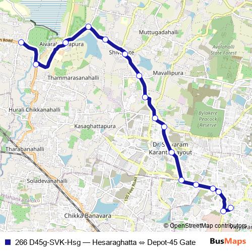 266 D45g-SVK-Hsg bus Line Map
