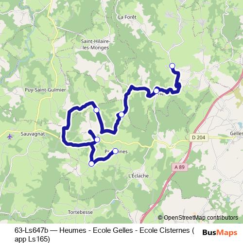 63-Ls647b bus Line Map