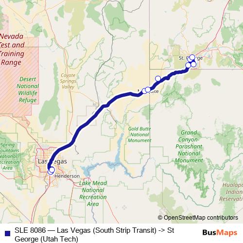 SLE 8086 bus Line Map