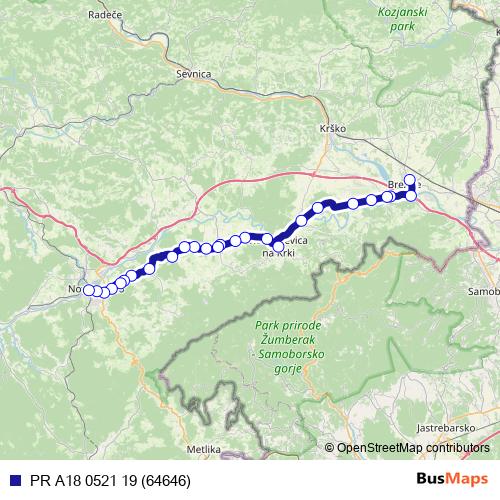 PR A18 0521 19 (64646) bus Line Map