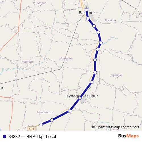 34332 rail Line Map