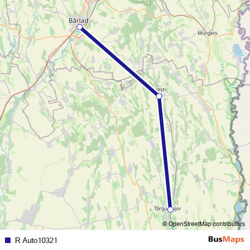 R Auto10321 bus Line Map