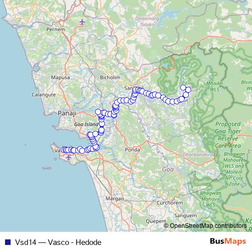 Vsd14 bus Line Map