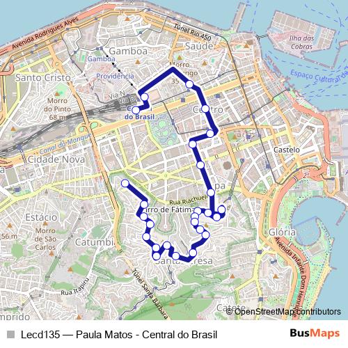 Lecd135 bus Line Map