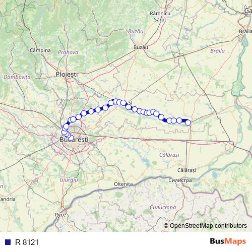 R 8121 rail Line Map
