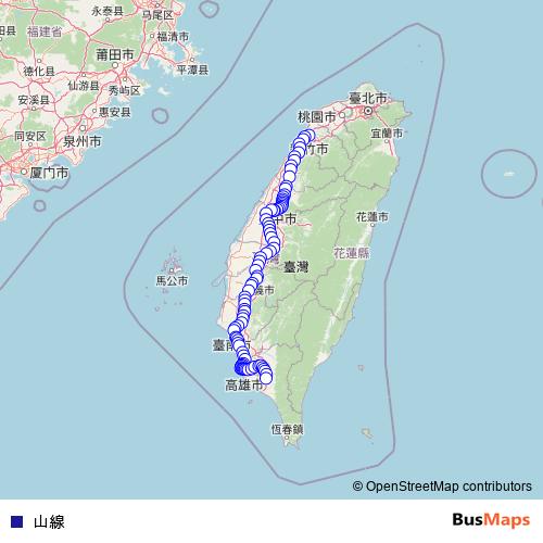 山線 rail Line Map