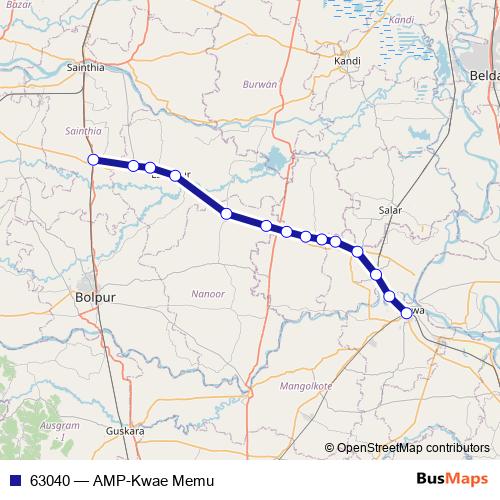 63040 rail Line Map
