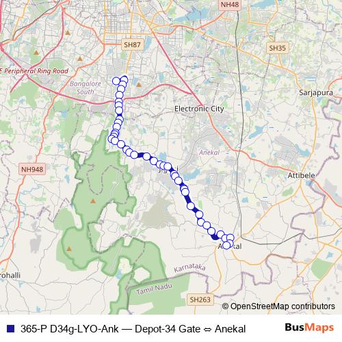 365-P D34g-LYO-Ank bus Line Map
