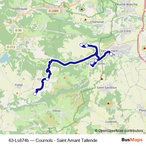 63-Ls674b bus Line Map