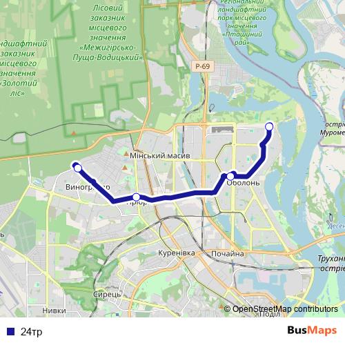 24тр bus Line Map