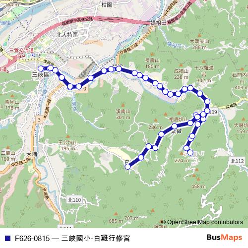 F626-0815 bus Line Map