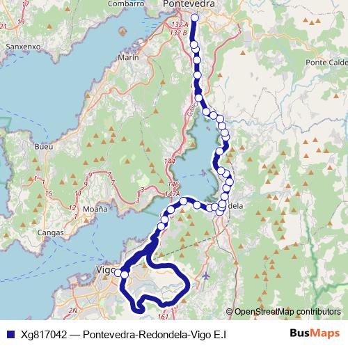 Xg817042 bus Line Map