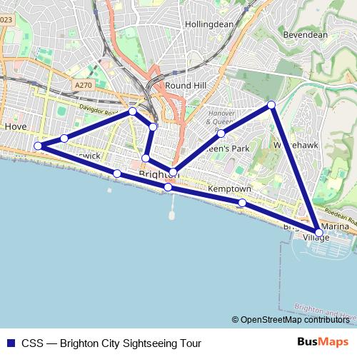 CSS bus Line Map