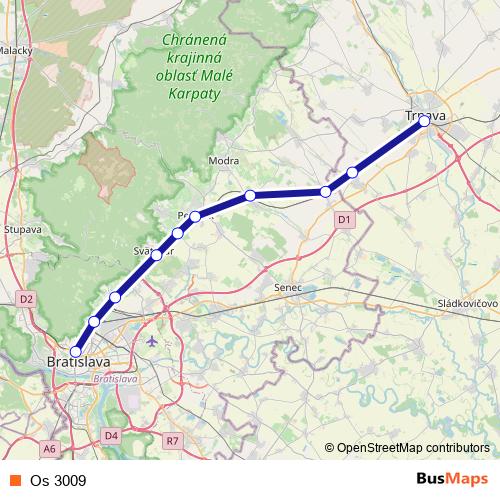 Os 3009 rail Line Map