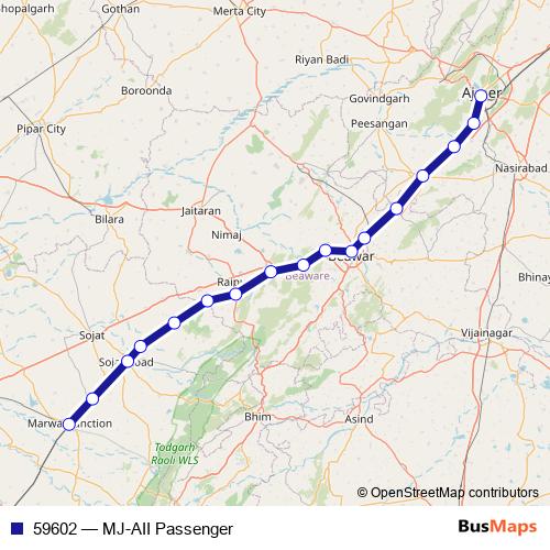 59602 rail Line Map