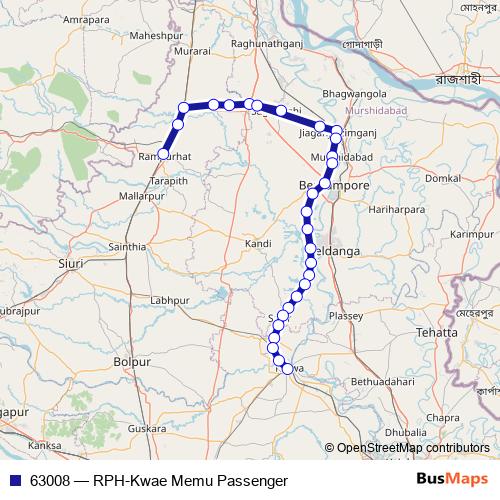 63008 rail Line Map
