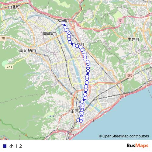 쇼12 bus Line Map