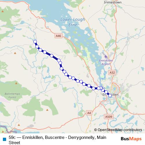 59c bus Line Map