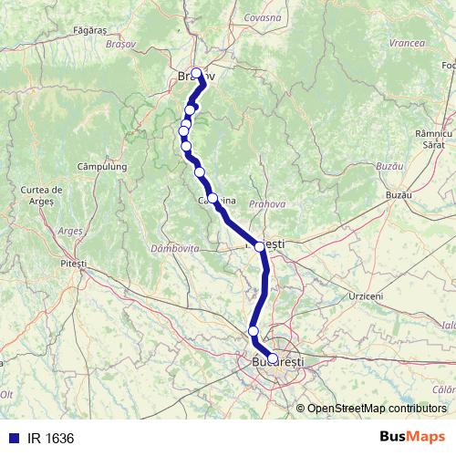 IR 1636 rail Line Map