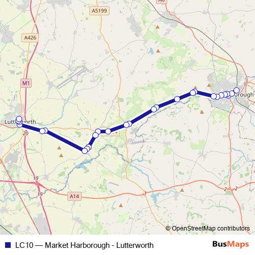 LC10 bus Line Map