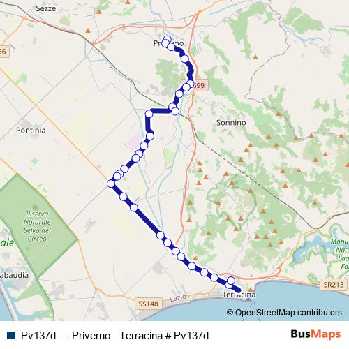 Pv137d bus Line Map