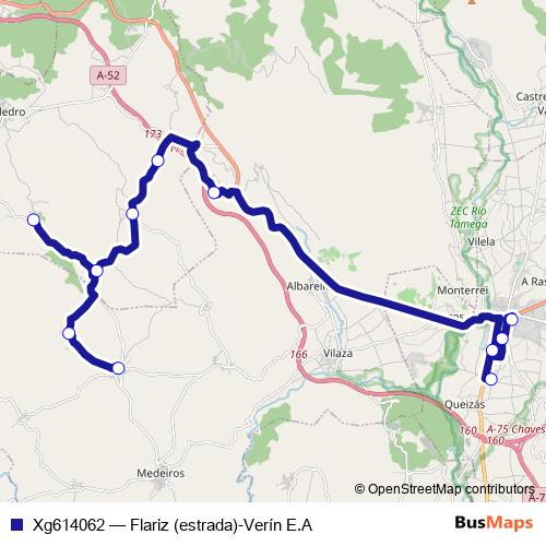 Xg614062 bus Line Map