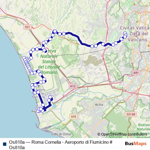 Os810a bus Line Map