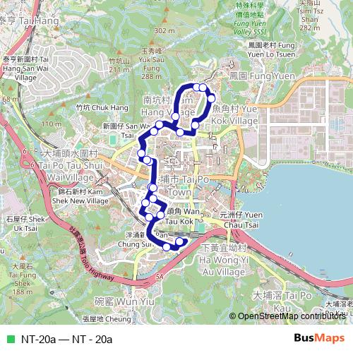 NT-20a bus Line Map