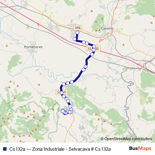 Cs132a bus Line Map