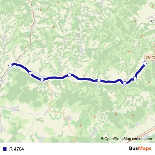 R 4704 rail Line Map