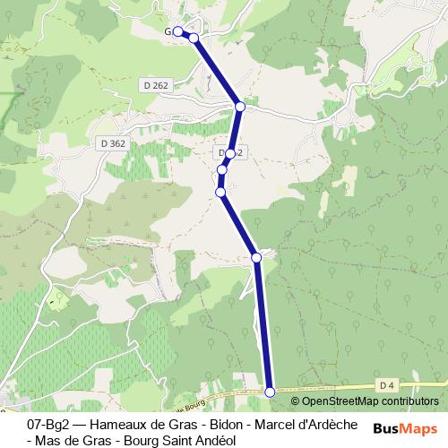 07-Bg2 bus Line Map