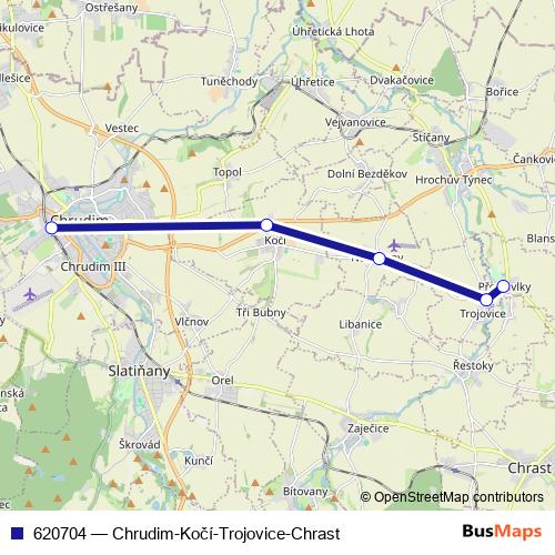 620704 bus Line Map