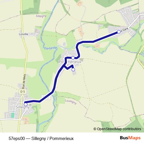 57eps00 bus Line Map