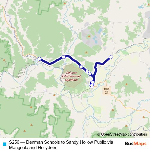 S256 bus Line Map