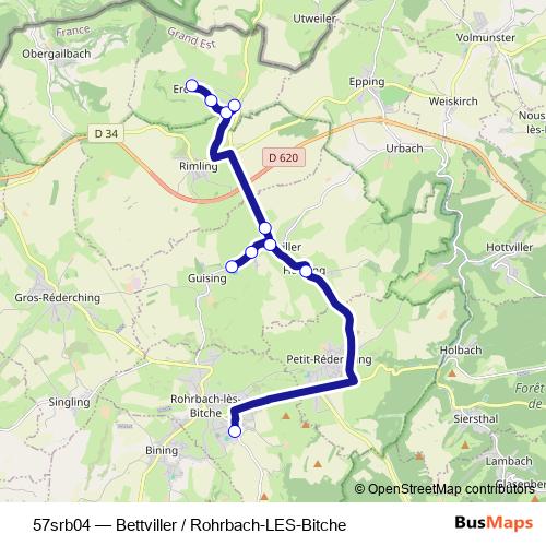 57srb04 bus Line Map