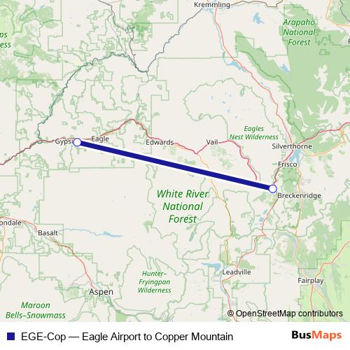 EGE-Cop bus Line Map