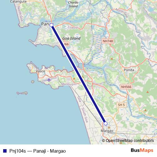 Pnj104s bus Line Map