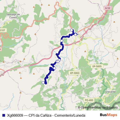 Xg666009 bus Line Map