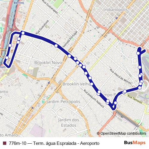776m-10 bus Line Map