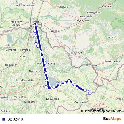 Sz 32416 rail Line Map