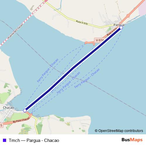 Tmch ferry Line Map