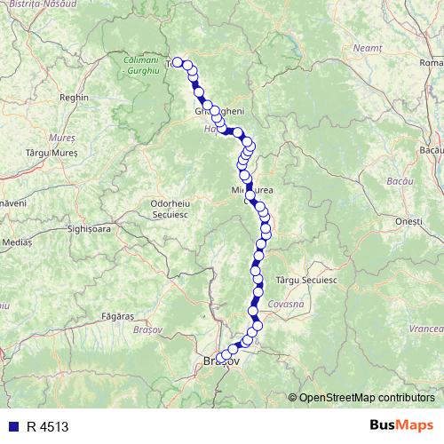 R 4513 rail Line Map